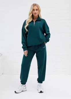 Joggers<Gym King Established Relaxed Fit Jogger Pine Green