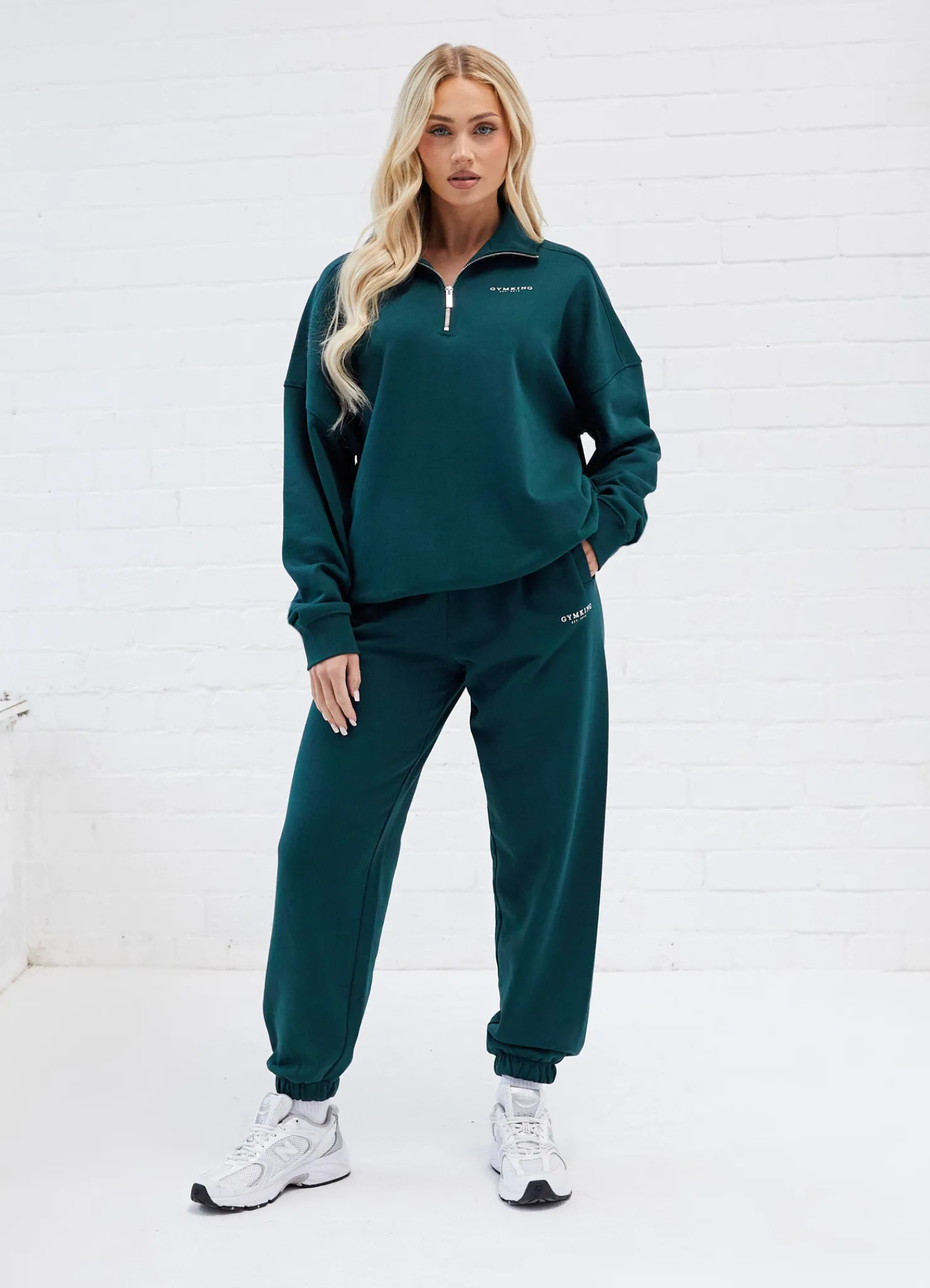 Joggers<Gym King Established Relaxed Fit Jogger Pine Green
