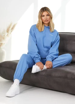 Hoodies<Gym King Established Relaxed Fit Hood Coastal Blue