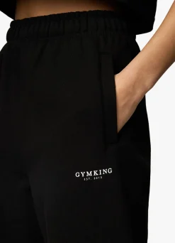 Joggers<Gym King Established Relaxed Jogger Black/White