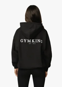 Tracksuits<Gym King Established Relaxed Tracksuit Black/White
