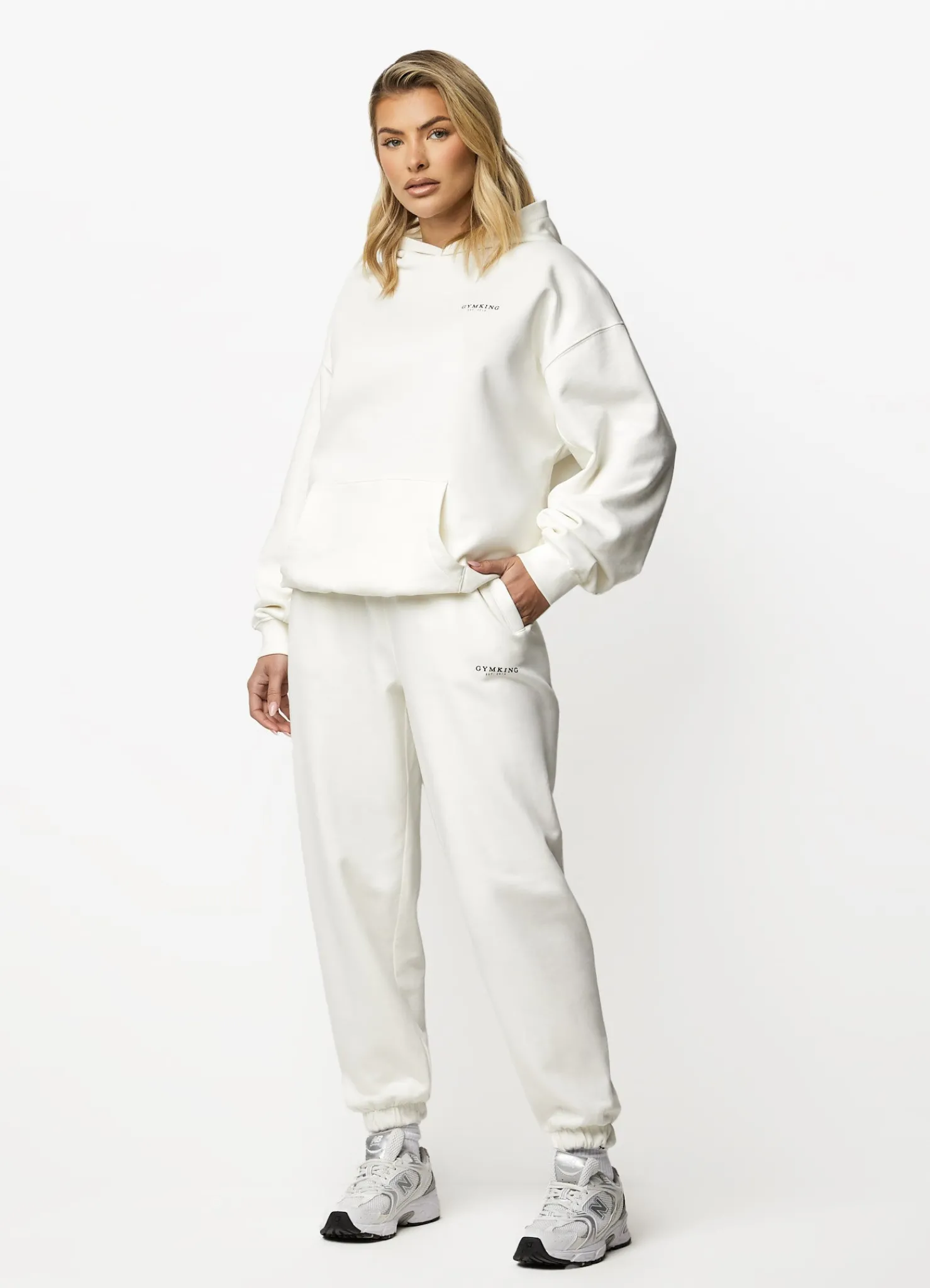 Joggers<Gym King Established Relaxed Fit Jogger Cream