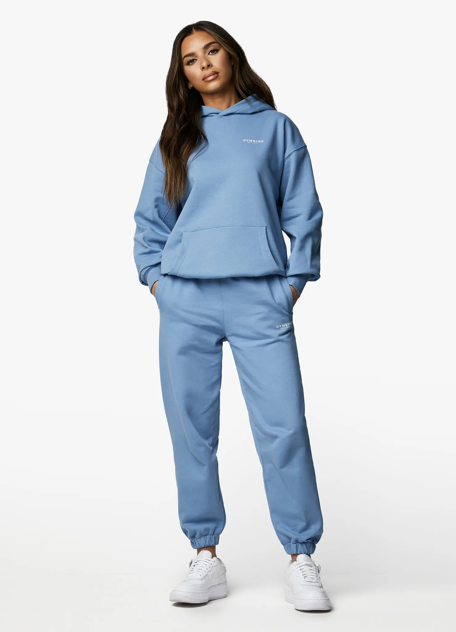 Tracksuits<Gym King Established Relaxed Tracksuit Coastal Blue