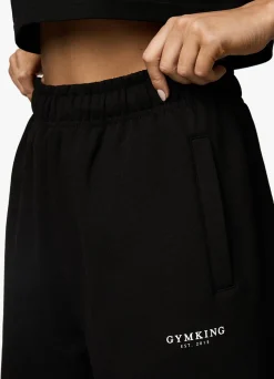 Joggers<Gym King Established Relaxed Jogger Black/White