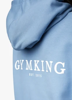 Hoodies<Gym King Established Relaxed Fit Hood Coastal Blue