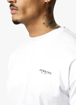 T-Shirts<Gym King Established Tee White