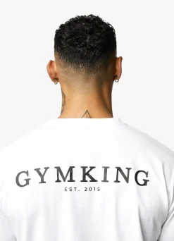 T-Shirts<Gym King Established Tee White