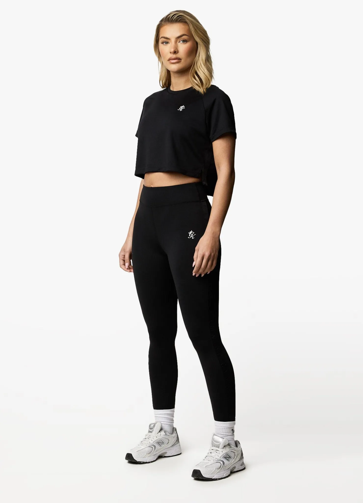 Co-Ords<Gym King Flare Ss Tee Black