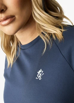 Gymwear<Gym King Flare Ss Tee Navy