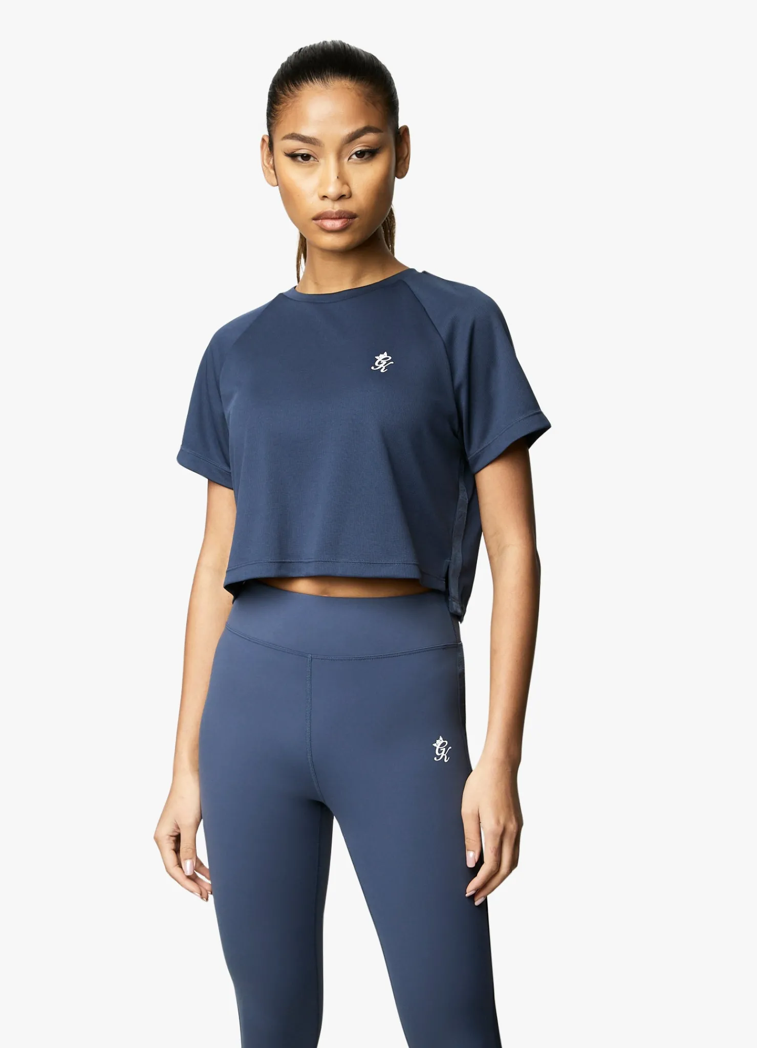 Gymwear<Gym King Flare Ss Tee Navy
