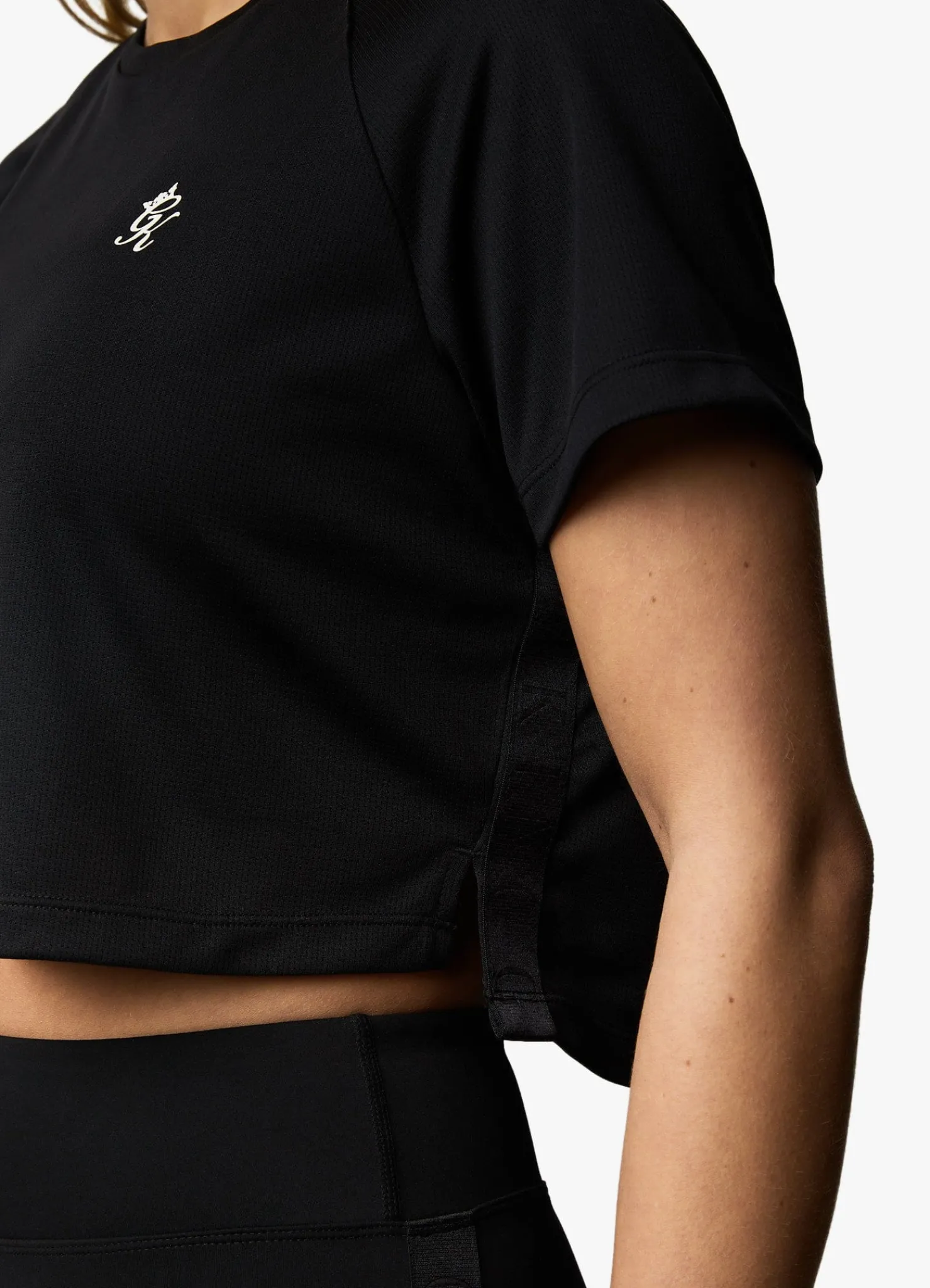 Co-Ords<Gym King Flare Ss Tee Black