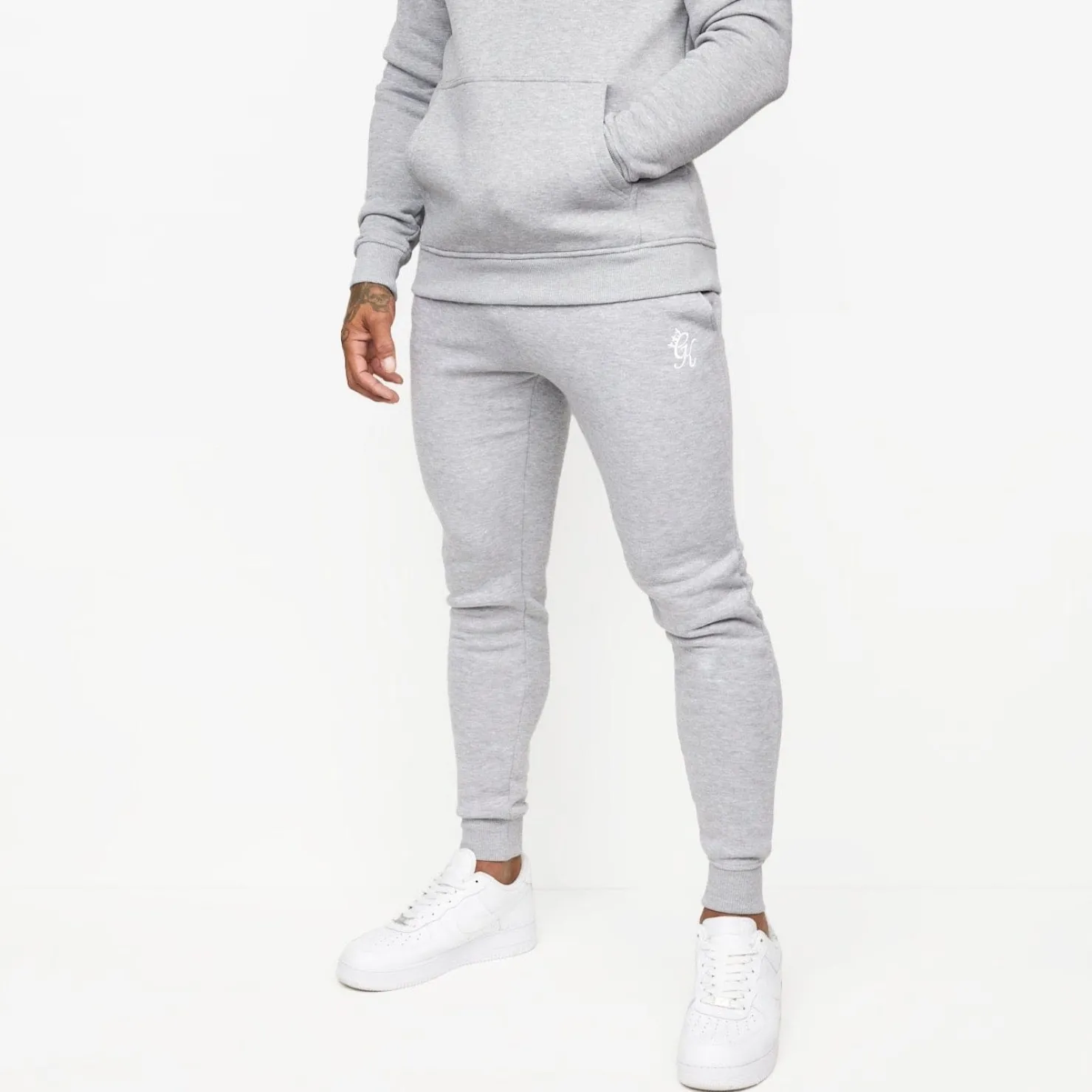 Tracksuit Bottoms<Gym King Fleece Jogger Grey Marl
