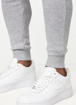 Tracksuit Bottoms<Gym King Fleece Jogger Grey Marl