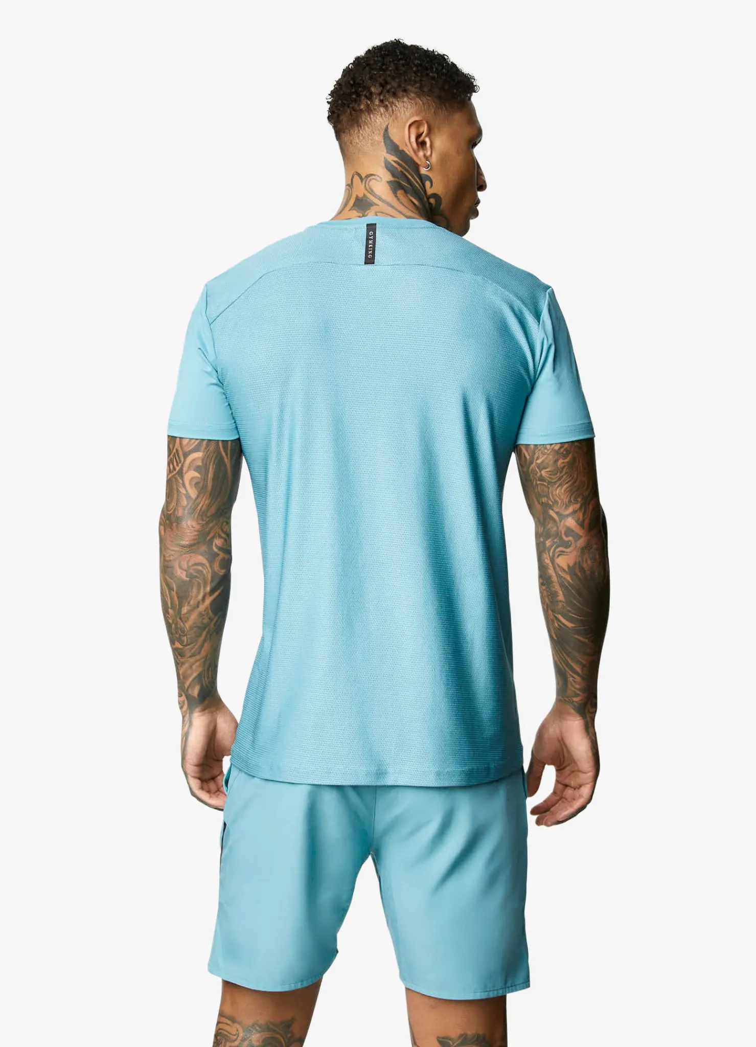 T-Shirts<Gym King Flex Tee Ocean Teal