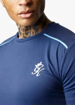 T-Shirts<Gym King Flex Tee Galaxy Blue