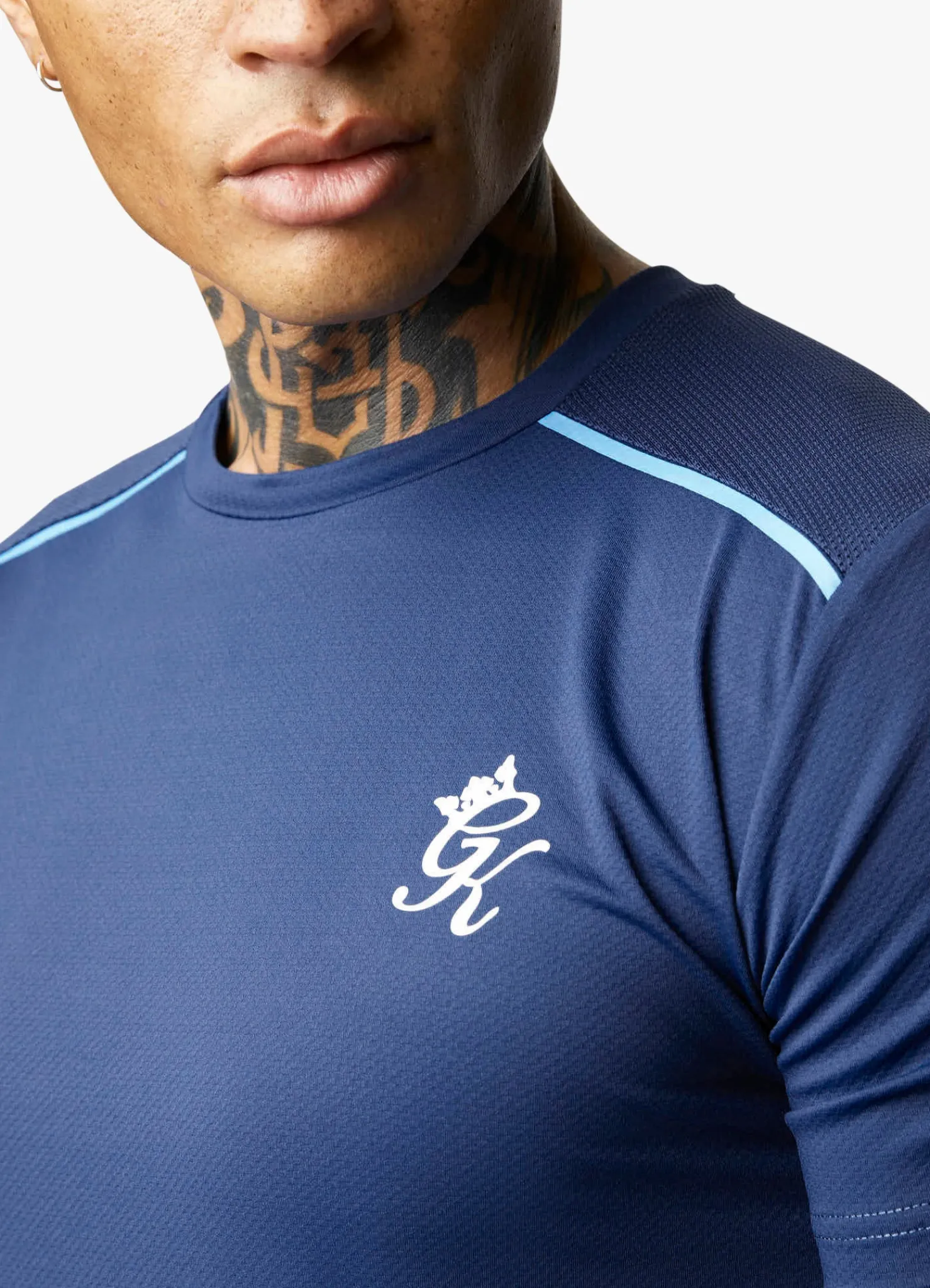 T-Shirts<Gym King Flex Tee Galaxy Blue