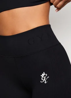 Leggings<Gym King Formation Rib Leggings Black