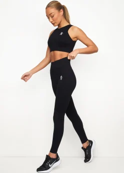 Leggings<Gym King Formation Rib Leggings Black