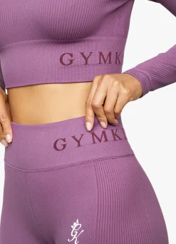 Leggings<Gym King Formation Seamless Rib Leggings Berry