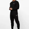 Tracksuits<Gym King Fundamental Crew Tracksuit Black