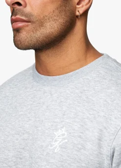 Tracksuits<Gym King Fundamental Crew Tracksuit Grey Marl