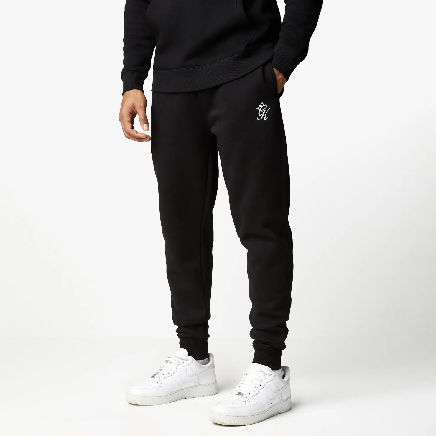 Tracksuit Bottoms<Gym King Fundamental Fleece Jogger Black