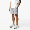 Shorts<Gym King Fundamental Fleece Short Grey Marl