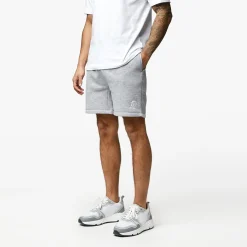 Shorts<Gym King Fundamental Fleece Short Grey Marl
