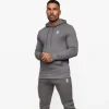 Sweatshirts & Hoodies<Gym King Fundamental Fleece Hood Dark Grey
