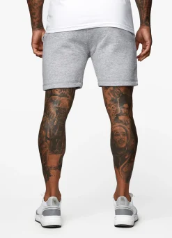 Shorts<Gym King Fundamental Fleece Short Grey Marl