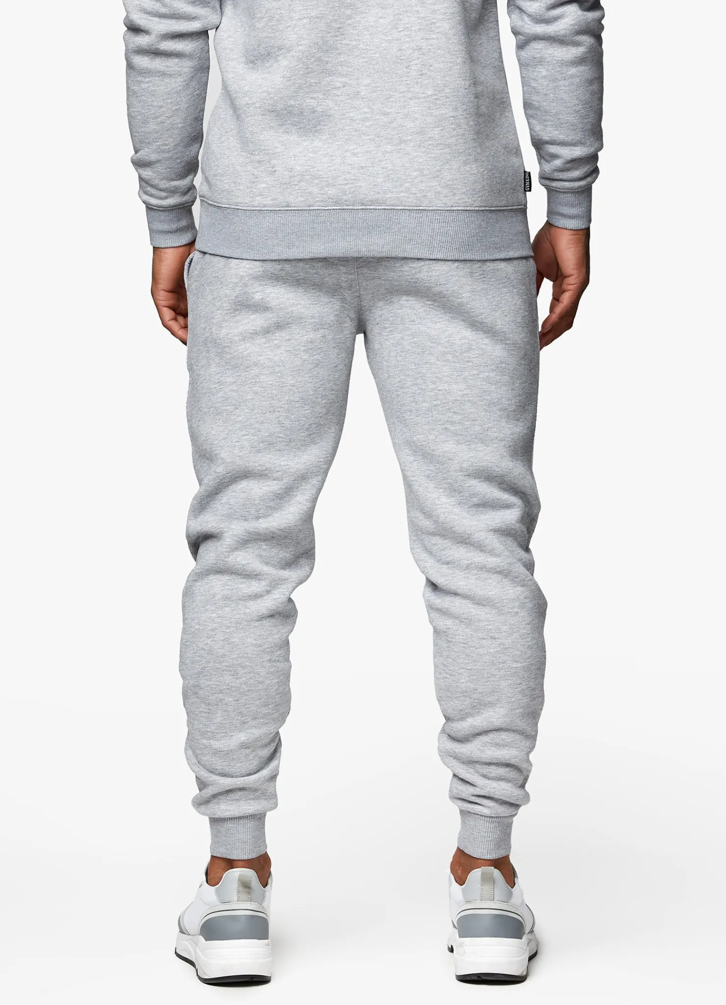 Tracksuit Bottoms<Gym King Fundamental Fleece Jogger Grey Marl