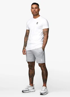 Twin Sets<Gym King Fundamental Fleece Short Grey Marl