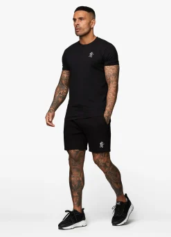 Shorts<Gym King Fundamental Fleece Short Black