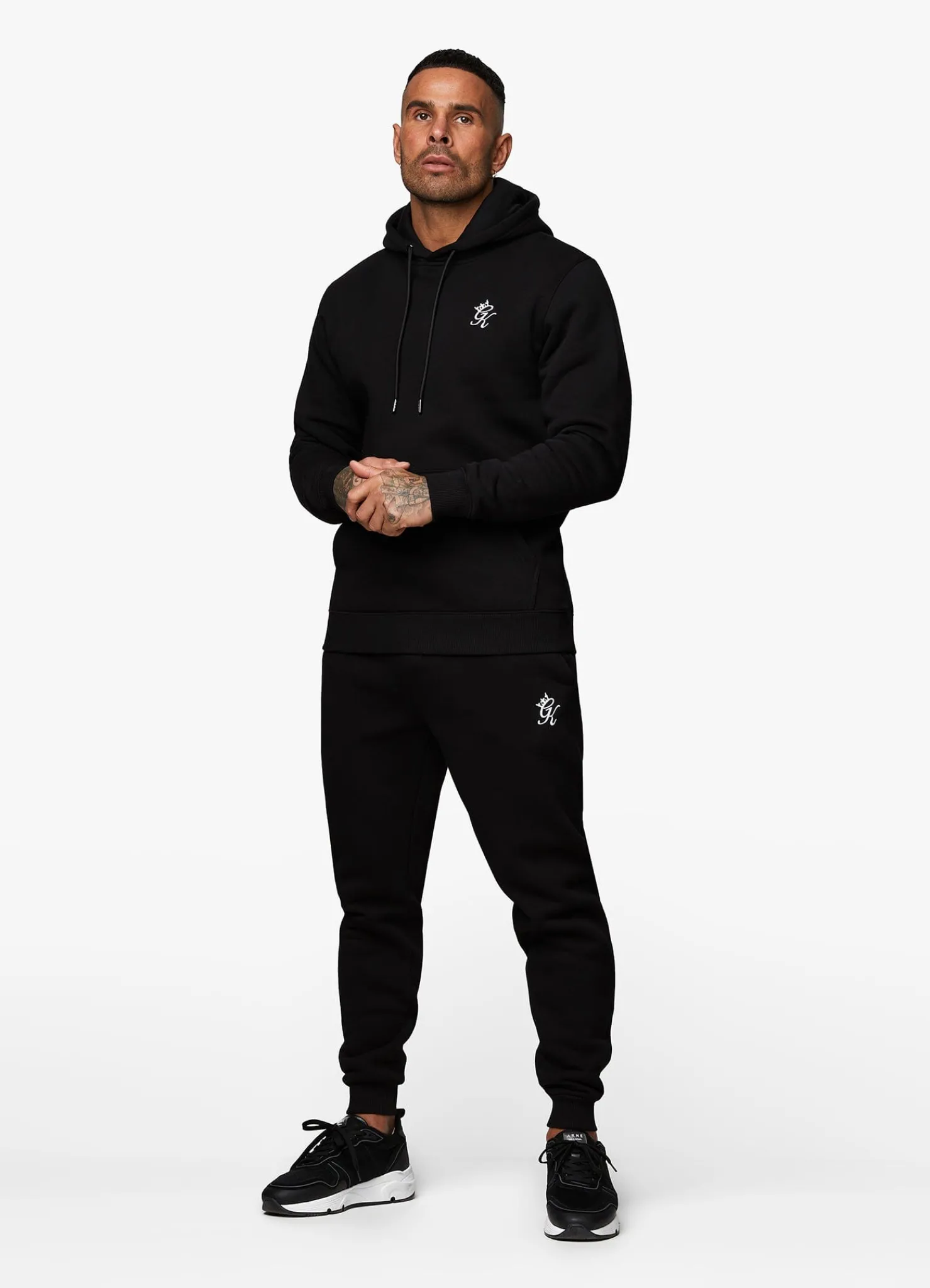 Twin Sets<Gym King Fundamental Fleece Hood Black