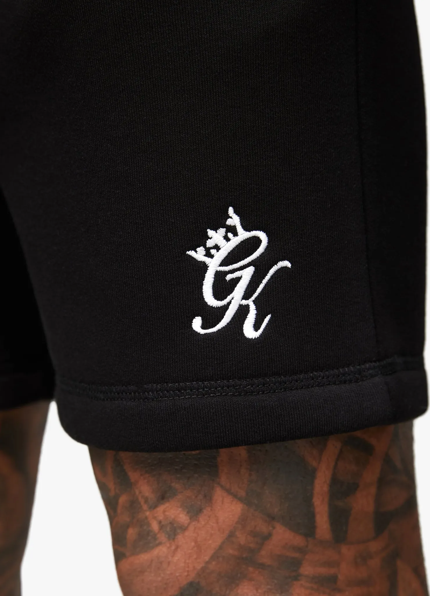 Shorts<Gym King Fundamental Fleece Short Black