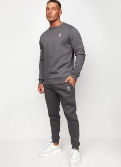 Sweatshirts & Hoodies<Gym King Fundamental Fleece Crew Dark Grey