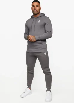 Sweatshirts & Hoodies<Gym King Fundamental Fleece Hood Dark Grey