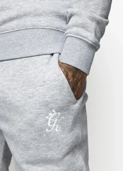 Tracksuits<Gym King Fundamental Fleece Hood Tracksuit Grey Marl