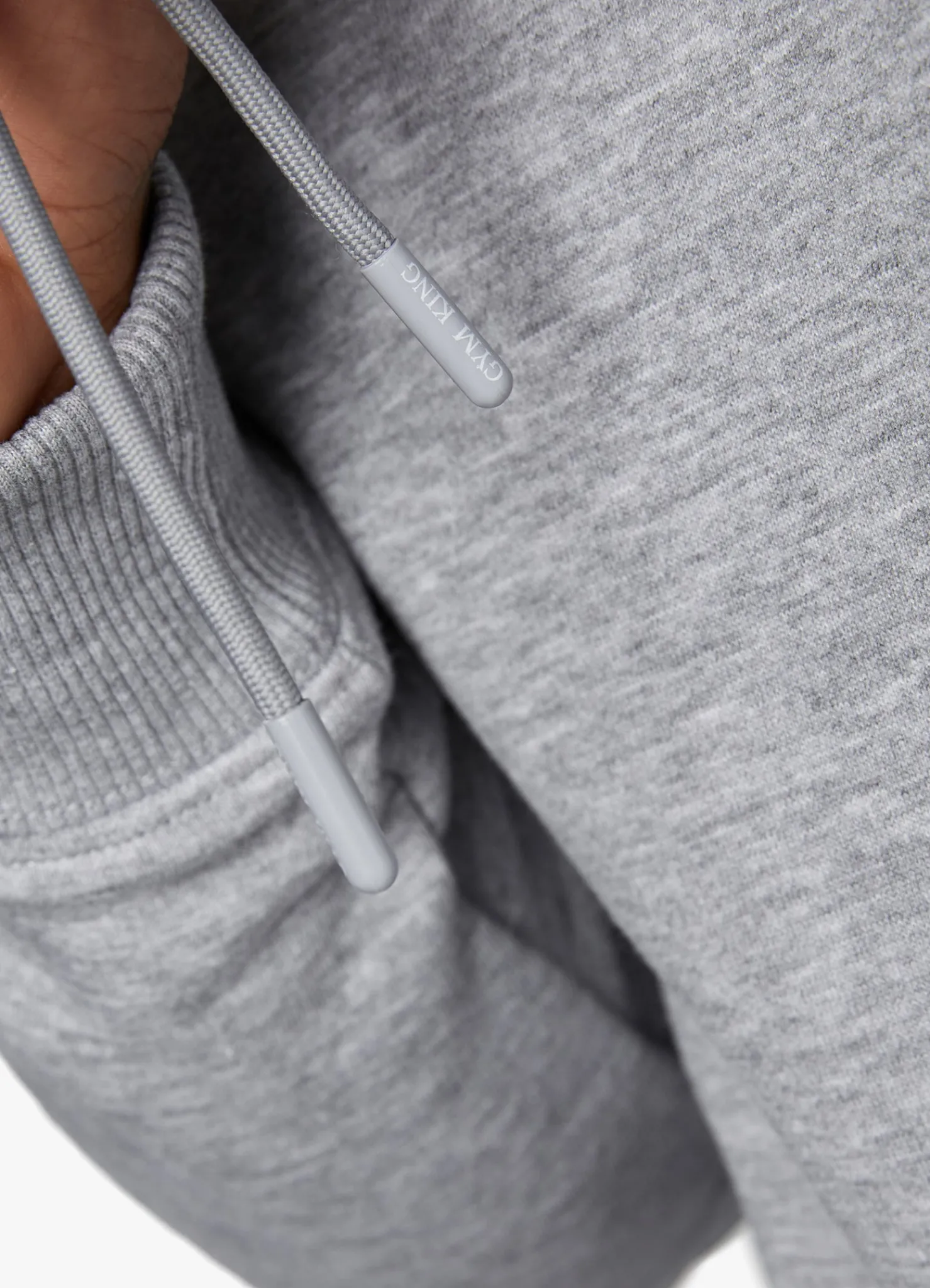 Twin Sets<Gym King Fundamental Fleece Hood Grey Marl