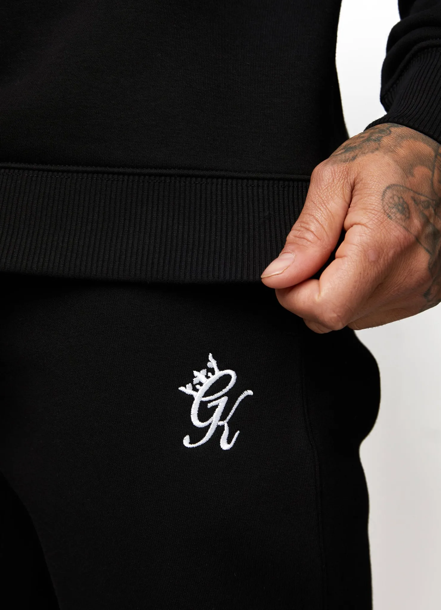 Tracksuits<Gym King Fundamental Fleece Hood Tracksuit Black