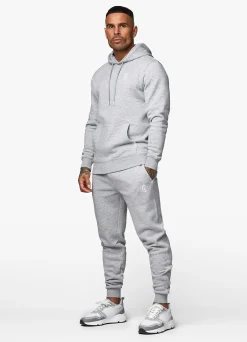 Twin Sets<Gym King Fundamental Fleece Hood Grey Marl