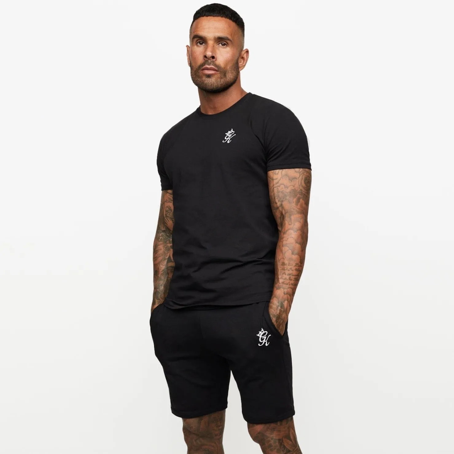 Twin Sets<Gym King Fundamental Jersey Tee Black