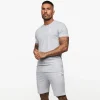 T-Shirts<Gym King Fundamental Jersey Tee Grey Marl