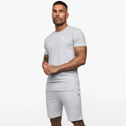 T-Shirts<Gym King Fundamental Jersey Tee Grey Marl