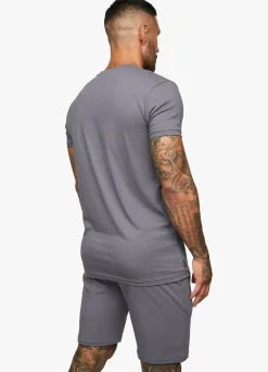 T-Shirts<Gym King Fundamental Jersey Tee Dark Grey