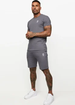 T-Shirts<Gym King Fundamental Jersey Tee Dark Grey