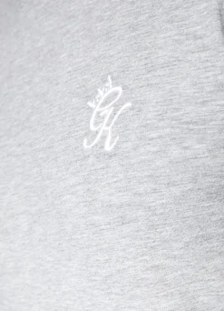 Twin Sets<Gym King Fundamental Jersey Tee Grey Marl