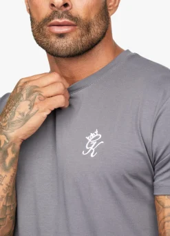 T-Shirts<Gym King Fundamental Jersey Tee Dark Grey