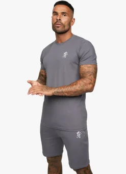 T-Shirts<Gym King Fundamental Jersey Tee Dark Grey