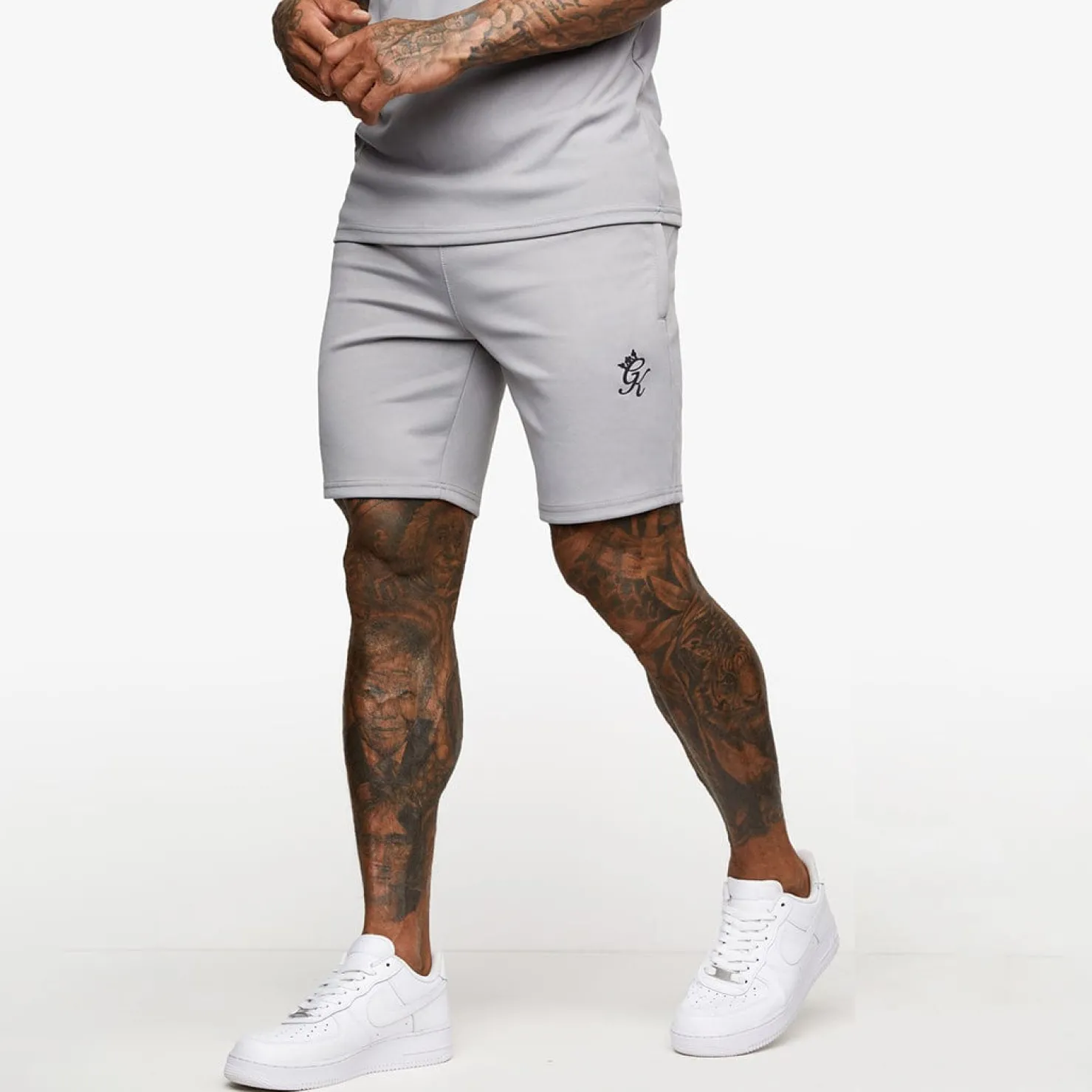 Twin Sets<Gym King Fundamental Poly Short Shadow Grey
